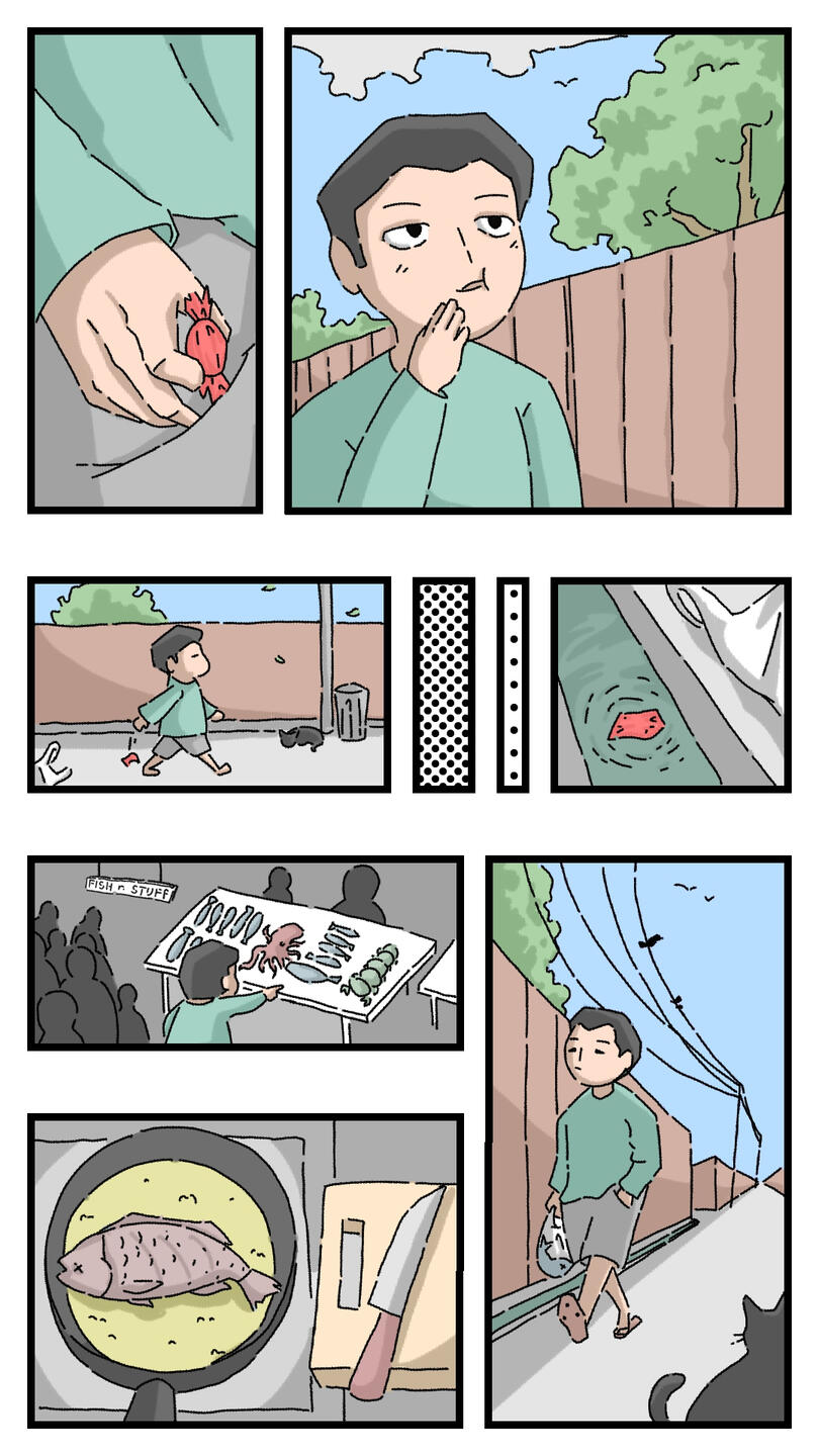 #TeamSeas - Advocacy Campaign Short Comic page 1, 2021