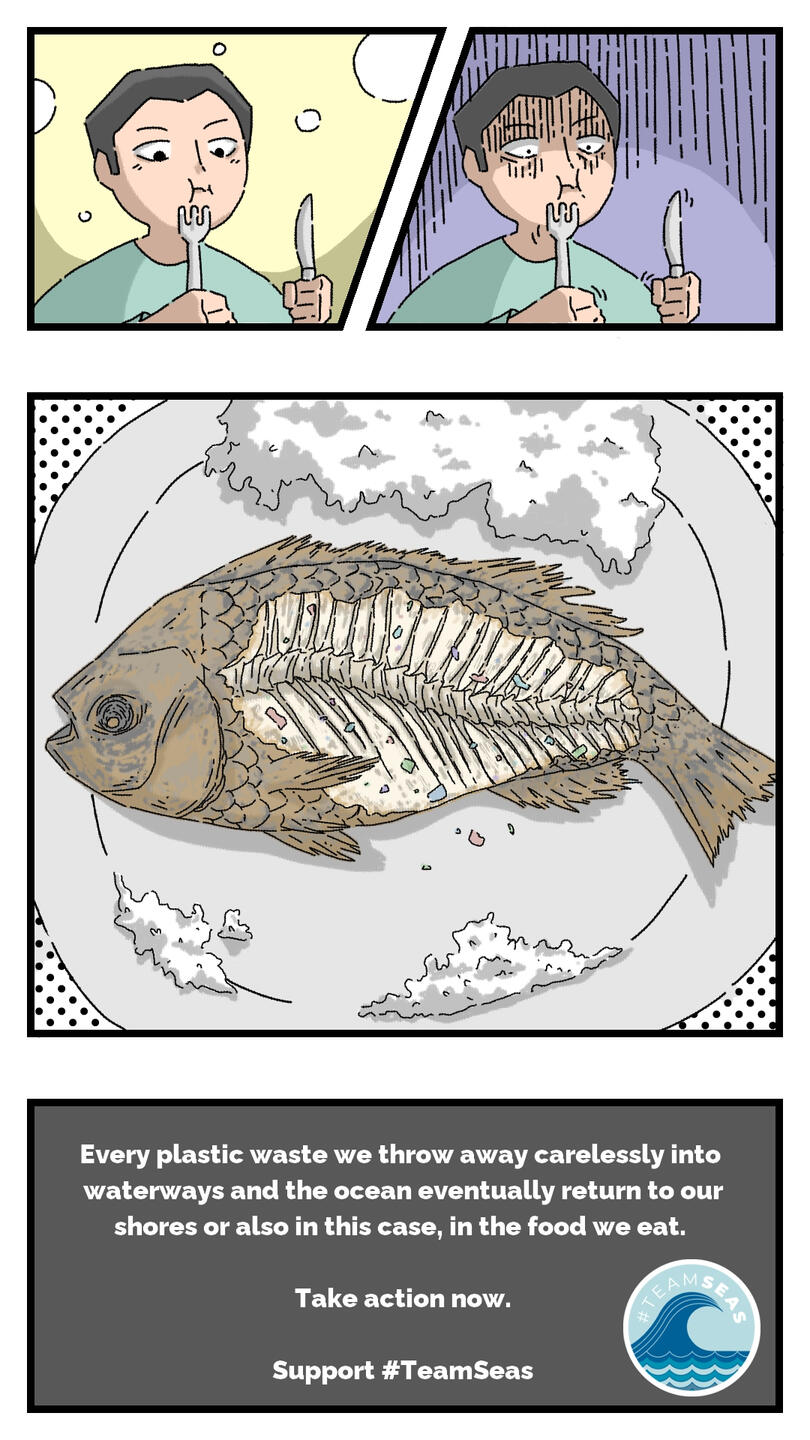 #TeamSeas - Advocacy Campaign Short Comic page 2, 2021